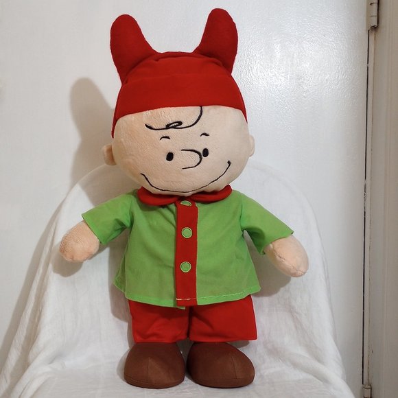 21.5"-Tall Charlie Brown Standing Plush with 2 Costume Add-Ons - Picture 2 of 5